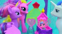 Shining Armor, Princess Twilight Sparkle & Baby Flurry Heart Visit My Little Pony Playsets