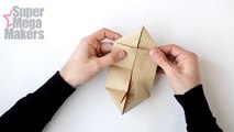 Origami Dinosaur. How to make dinosaur from paper. Stegosaurus