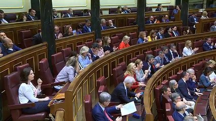 SesiónDeControl La diputada del @gpscongreso @CarlotaMerchn pregunta a la vicepresidenta del Gobierno, @sorayapp, cuál es el criterio para nombrar de