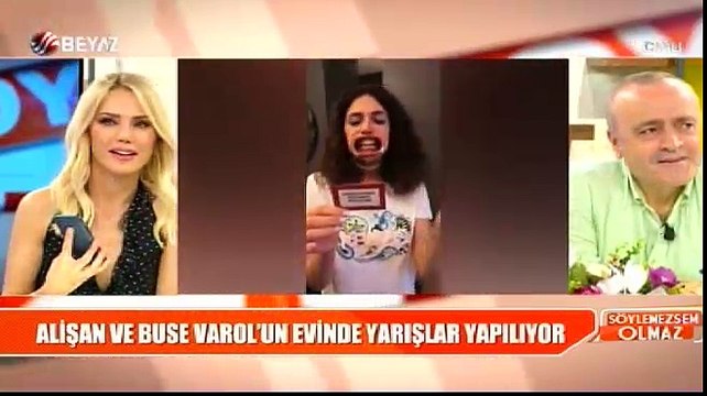 Canlı yayında Ali Eyüboğlu - Buse Varol kavgası