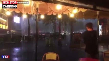 Paris : Les stations de métro inondées après les violents orages (vidéo)