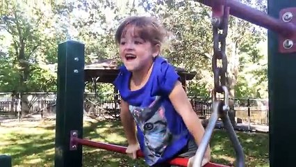 Will Somebody Get Their Back Hip Circle On Bars Today? Gymnast Annie Or Allie - PARKNASTICS!