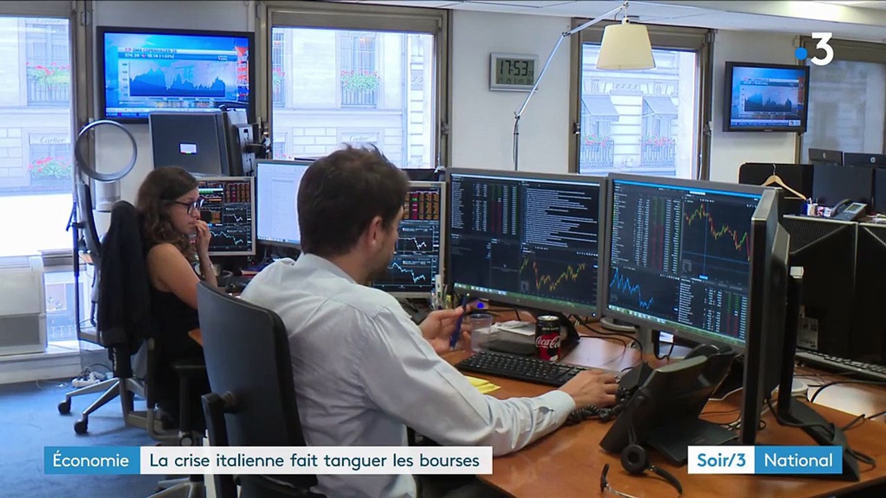 Italie : la crise politique secoue les bourses en Europe