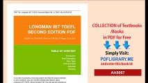 Longman IBT TOEFL Second Edition new