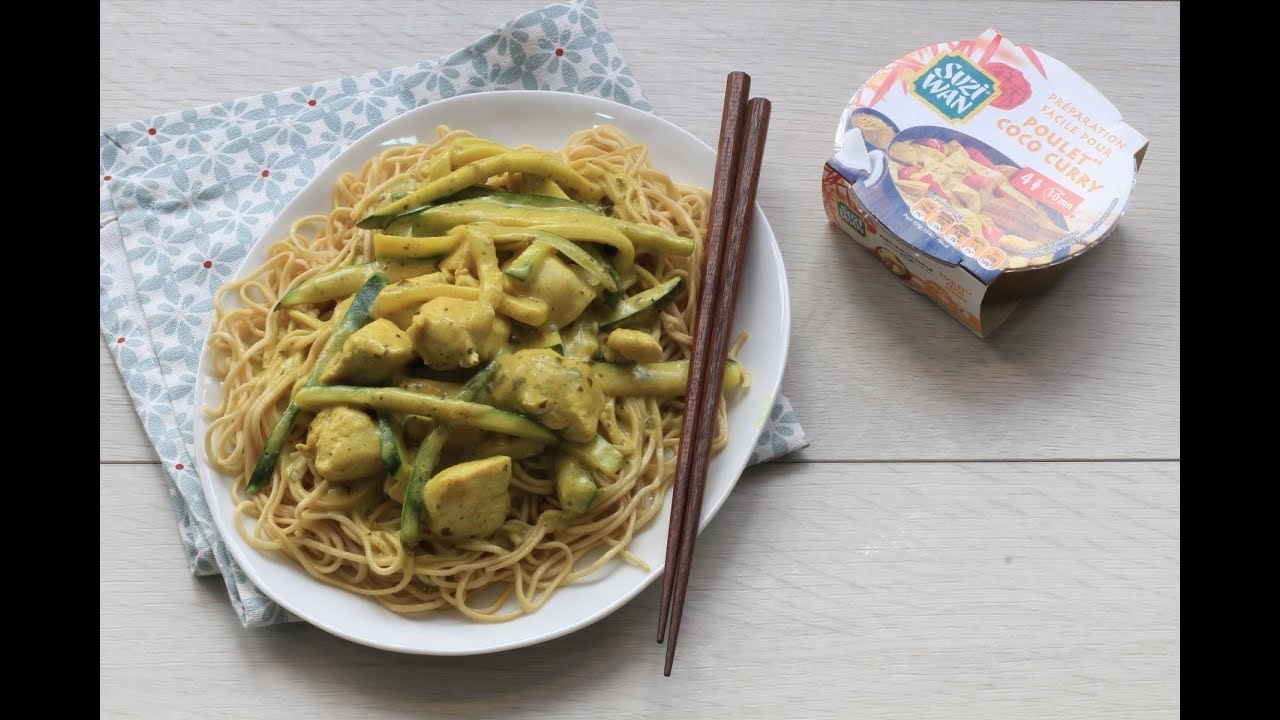 Poulet coco curry et légumes croquants - 750g  [ Recette sponsorisée ]