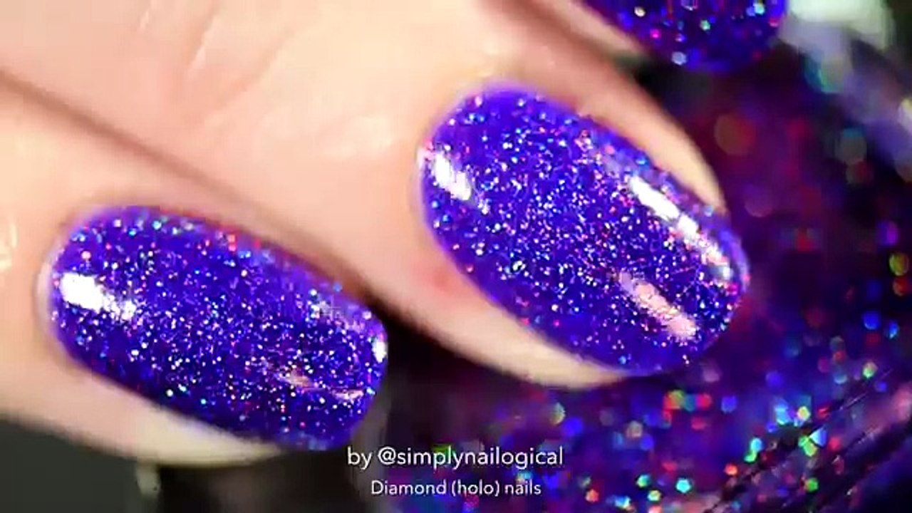 DIY Diamond Nails aka HOLO GET IT STRAIGHT DAMNIT