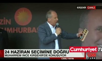 Muharrem İnce'den Erdoğan'a kitaplı Fethullah Gülen yanıtı
