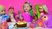 День Рождения Куклы Беби Бон Подарки Торт Платье принцессы для беби бон Видео для Детей девочек
