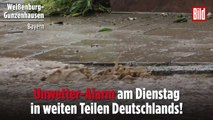 Schweres Unwetter in Nordrhein-Westfalen! Teile Deutschlands stehen unter Wasser