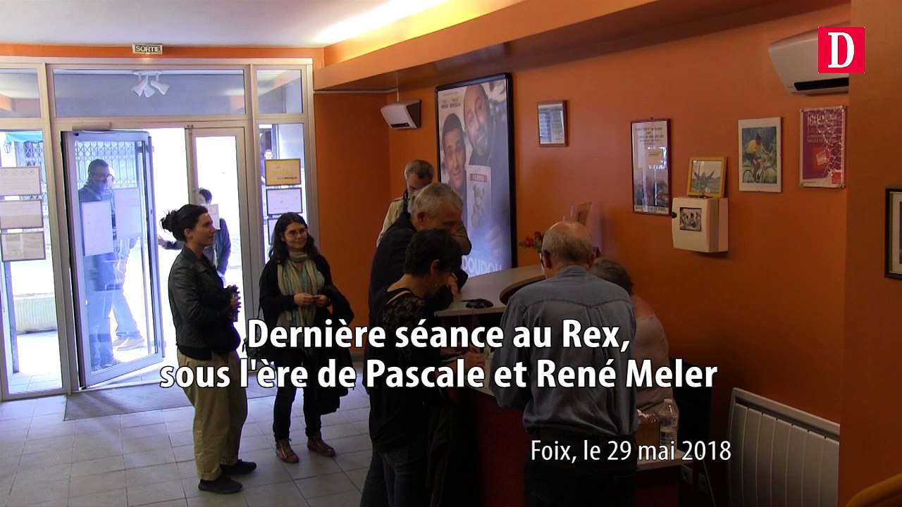 Derniere seance au Rex sous l'ère de Pascale et René Méler