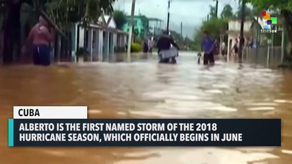 Storm Alberto Hits Cuba Hard