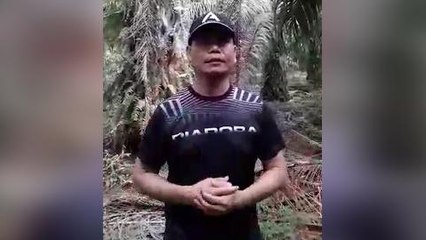 Jamal delivers message from oil palm plantation