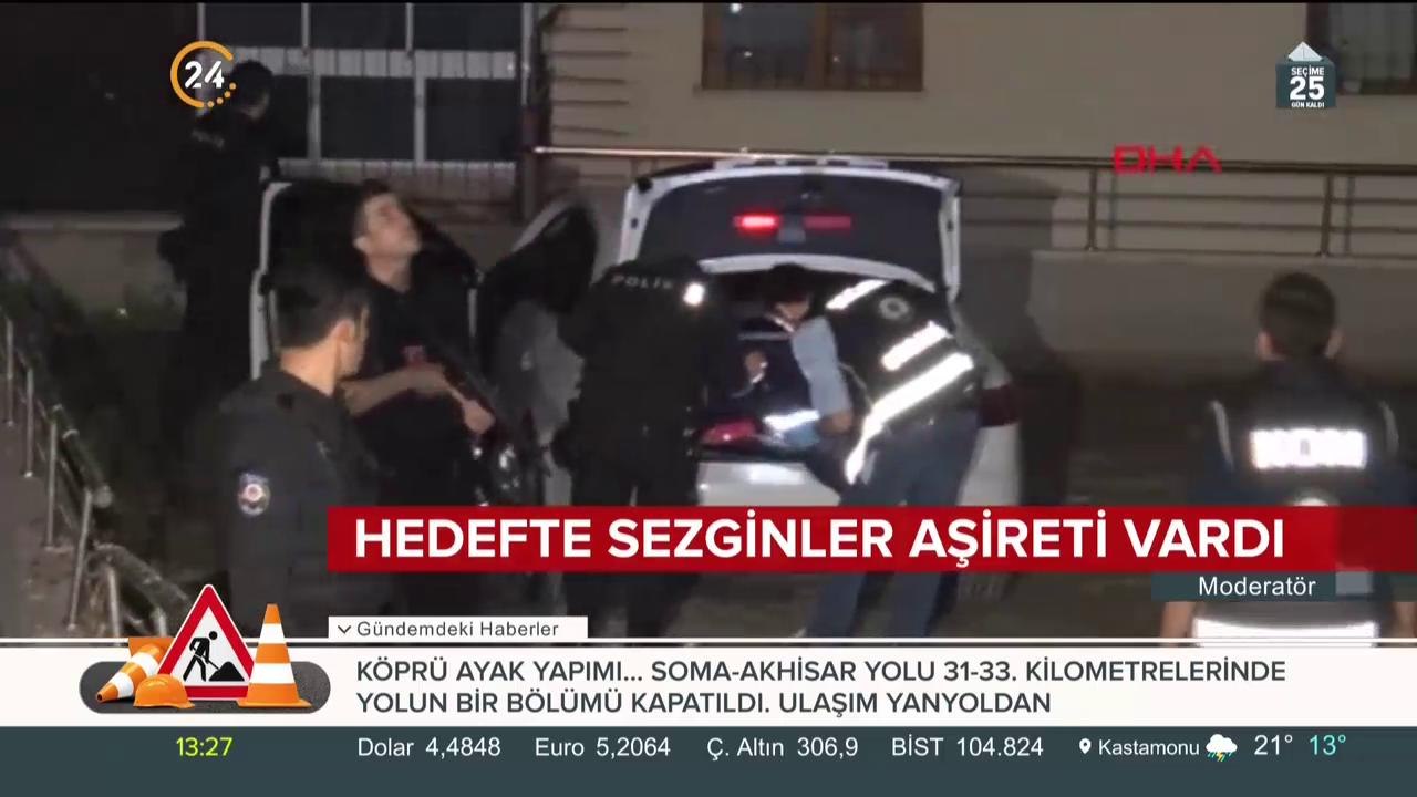 300 polis katıldı