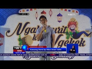 Kaesang Stand Up Hibur Anak Yatim  -NET12