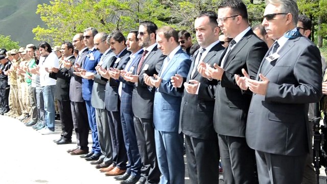 Şehit Uzman Çavuş Kolcu için tören düzenlendi