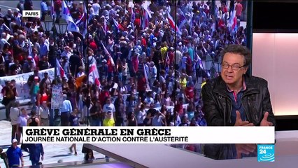 Grève générale en Grèce : "la population grecque est étouffée et démoralisée"