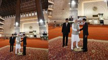 PM Modi, Indonesia President Joko Widodo visit Istiqlal Mosque in Jakarta | OneIndia News