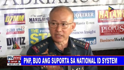 PNP, buo ang suporta sa National I.D. System