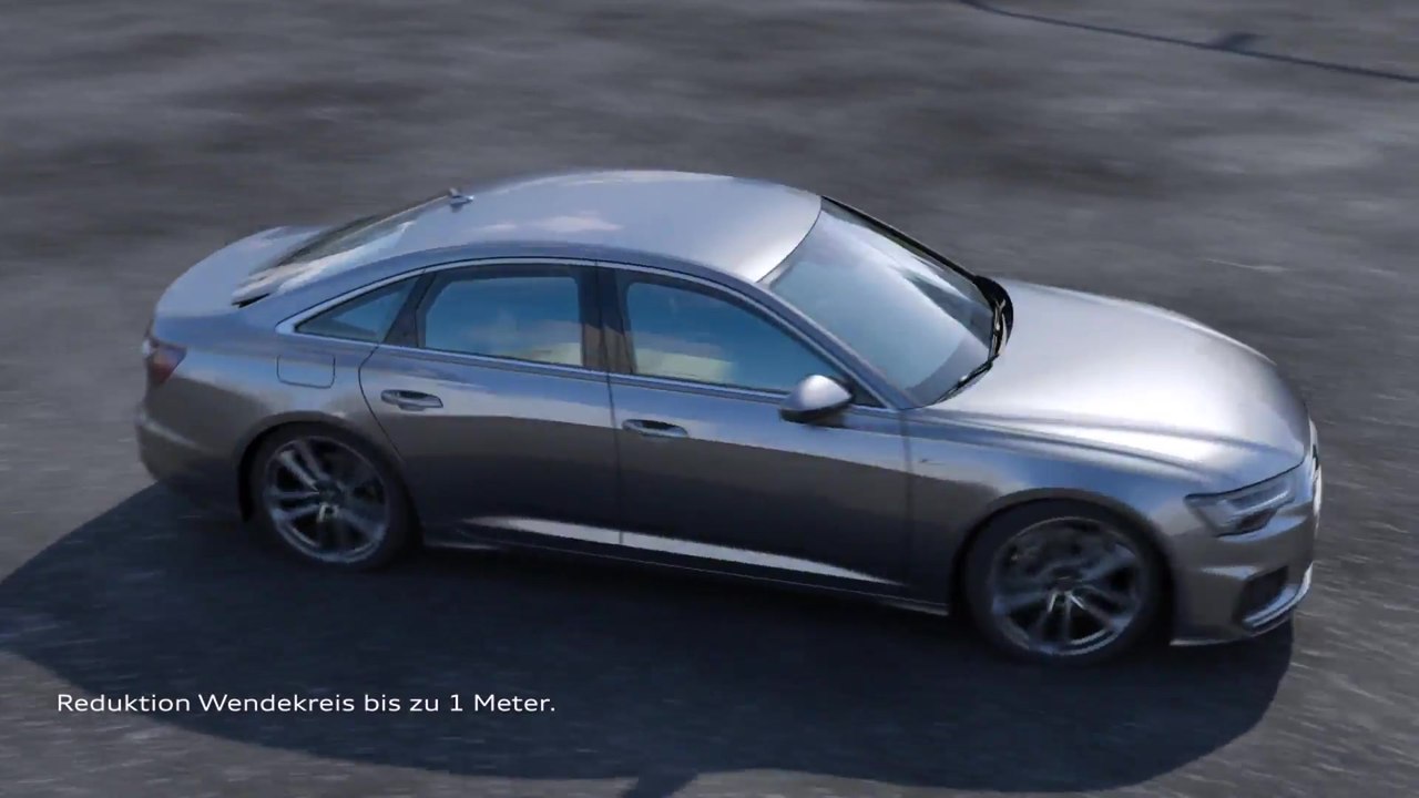 Audi A6 Dynamik-Allradlenkung Animation