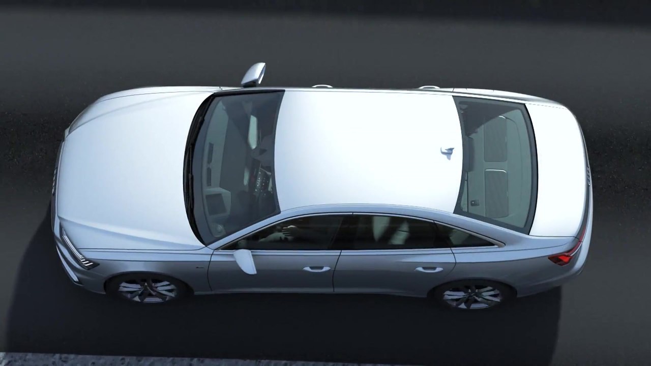 Audi A6 48V Mild-Hybrid-System Animation