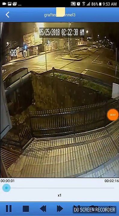 DEATH CRASH CAUGHT ON TAPEThis CCTV camera footage shows the moment two vehicles collided in Macoya before daybreak on Friday. Former soldier Jefferson Nimblet