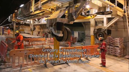 Tunnel du Mont-Blanc : le chantier en vidéo