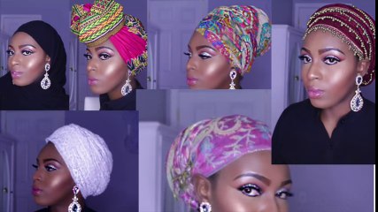 6 Easy HEADWRAP Styles