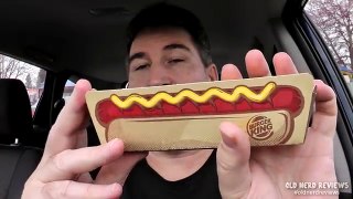 BK Chili Cheese Grilled Dog FOOD REVIEW -Collab w/ Liams Lunch Box