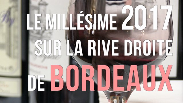 Bordeaux : Sur la rive droite, les vins du millésime 2017 sont croquants et précis