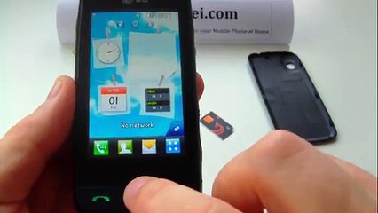 LG GS290 Cookie Fresh Unlock & input / enter code.AVI