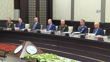 Parlamenter sistemin olağan son MGK'sı Beştepe'de toplandı