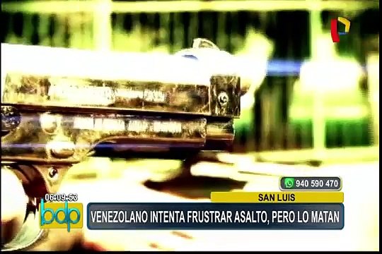 San Luis: vigilante de chifa es asesinado al intentar frustrar asalto