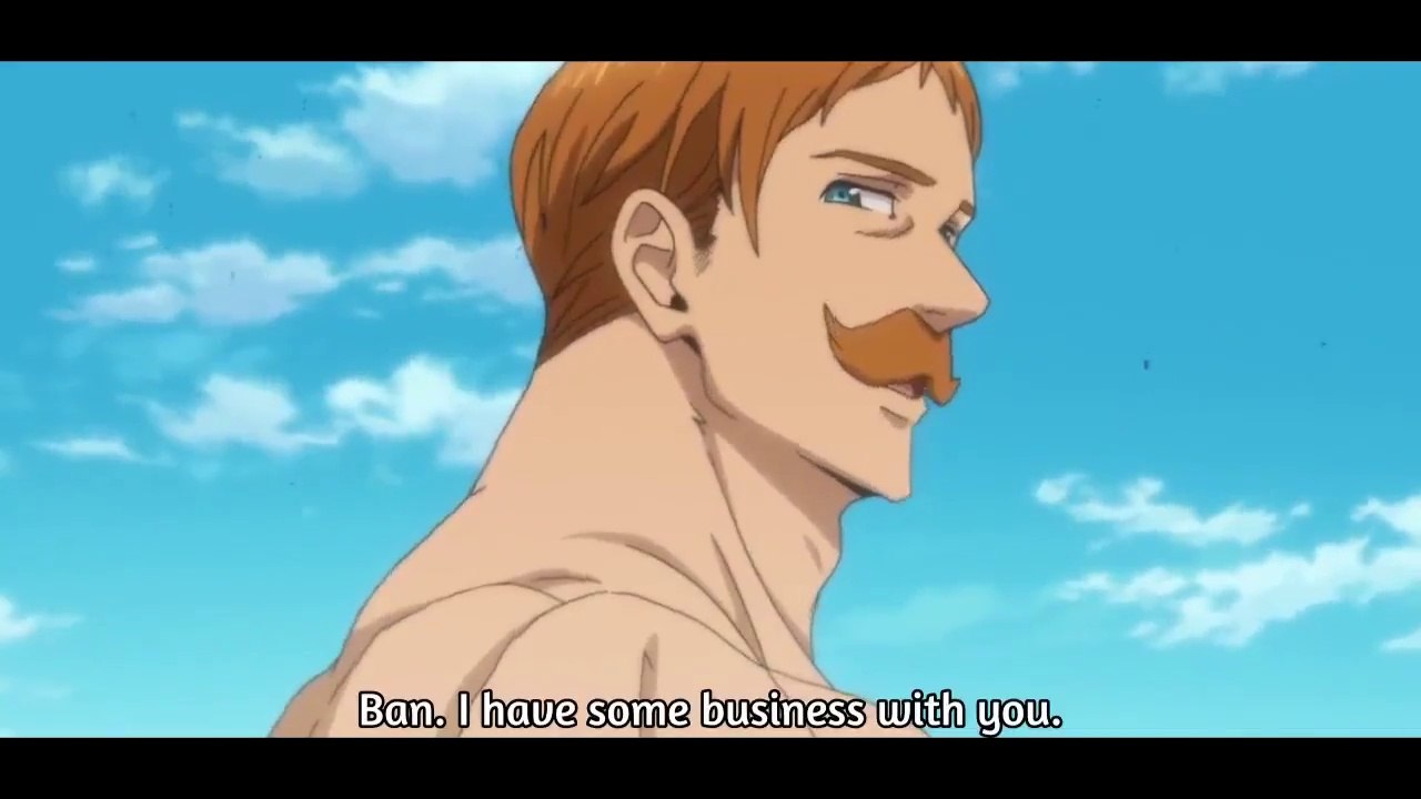 Nanatsu no Taizai - Escanor gives an order to Ban