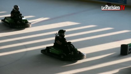 Du karting sur glace à Cergy-Pontoise