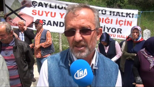 Su gelmezse sandığa gitmeyecekler... Çaylıoğlu köyü sakinleri, içme suyu probleminin çözülmemesi halinde 24 Haziran’da sandığa gitmeyeceklerini açıkladı