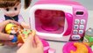 Cooking Microwave Oven Kitchen Baby Doll Bath Time Toys Play Doh Toy Surprise
