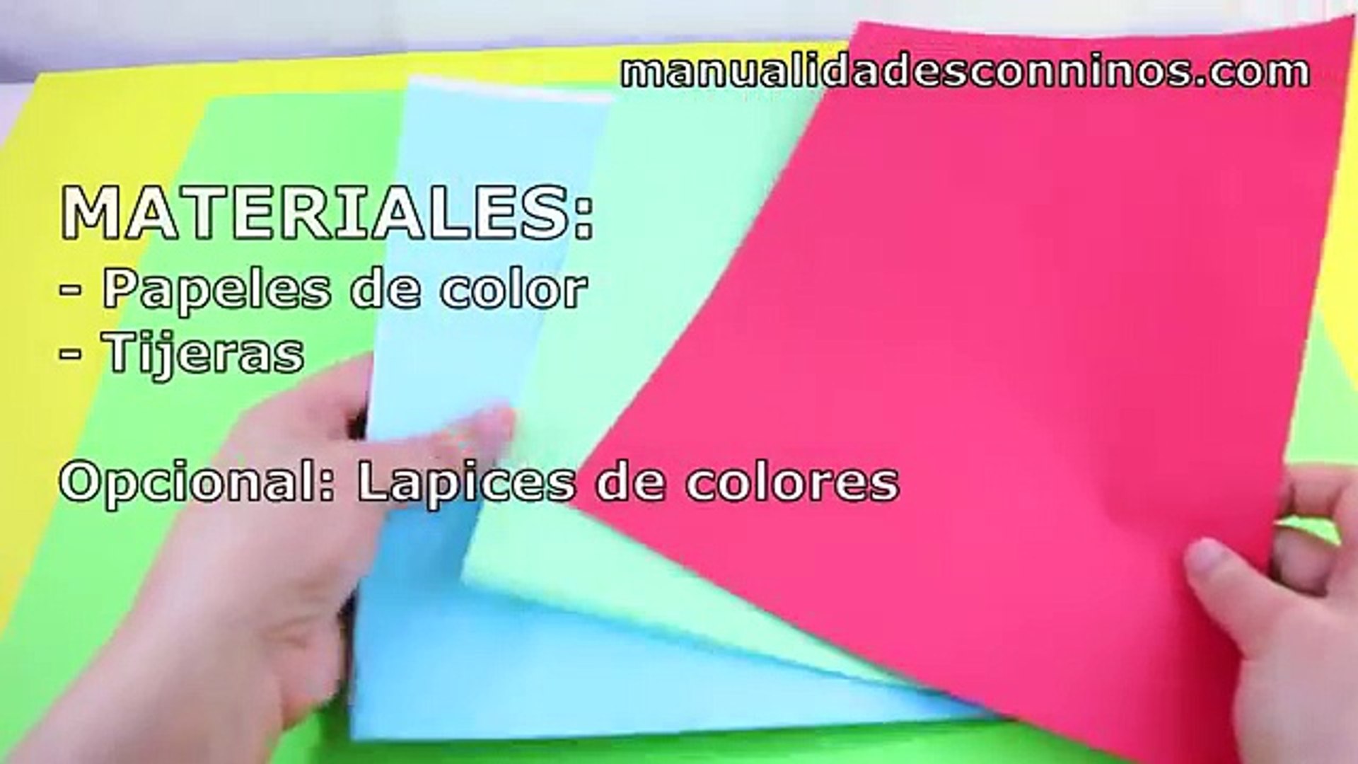 DIY MINI CUADERNOS / LIBRETITAS - 1 hoja de papel, sin pegamento -  Manualidades de papel en 1 minuto - video Dailymotion