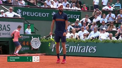 Roland-Garros : Benoît Paire s'envole et remporte le 3e set !