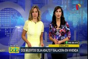 Chiclayo: dos muertos deja asalto en caserío de Ferreñafe