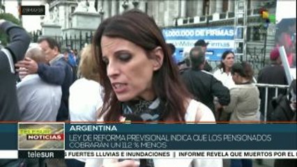 Argentina: mov. sociales buscan derogar ley de reforma previsional