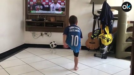 Niño de 6 años con enfermedad de Crohn es el nuevo Neymar
