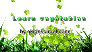 Learn Vegetables Flashcards For Kids