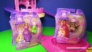 RAPUNZEL AND PRINCESS Glitter Glider Castle Toys a Princess Toy Video