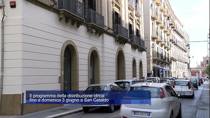 Il programma della distribuzione idrica fino a domenica 3 giugno a San Cataldo