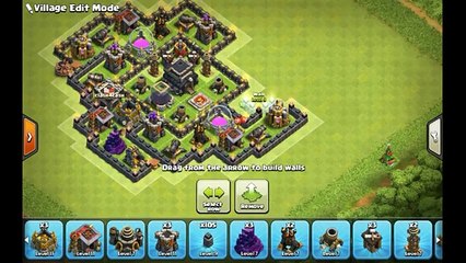 New STRONGEST [2017] Town Hall 7 Trophy/Hybrid Base (Th7) Defense Layout Strategy | Clash of Clans