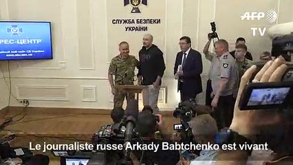 Le journaliste russe Arkadi Babtchenko est vivant