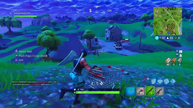 SHOPPING CART GAMEPLAY FORTNITE SHOPPING CART LOCATIONS WHERE TO FIND SHOPPING CARTS FORTNITE!