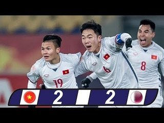 Highlights U23 VIỆT NAM vs U23 QATAR - VIETNAM WIN 4-3 ON PENALTY