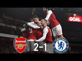 Arsenal 2-1 Chelsea●  All Goals & Highlights 24/01/2018 HD