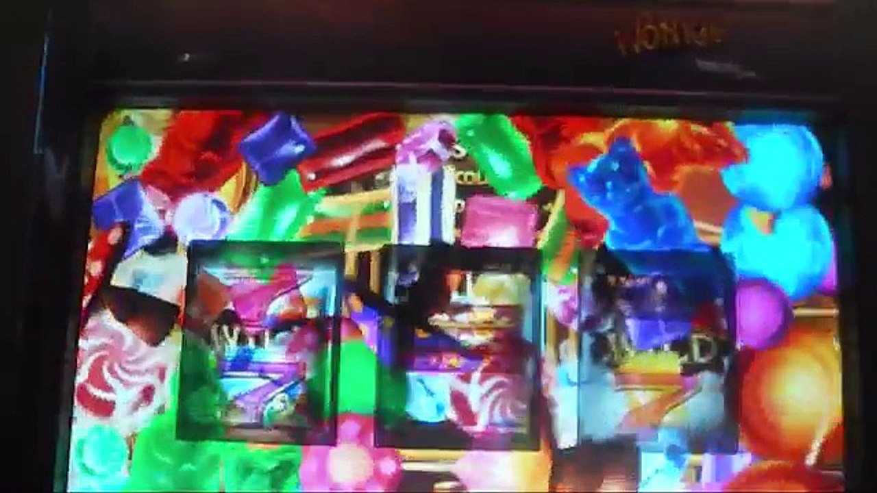 3-Reel Willy Wonka * MAX BET * Slot Machine BONUS + RETRIGGER Nice Win